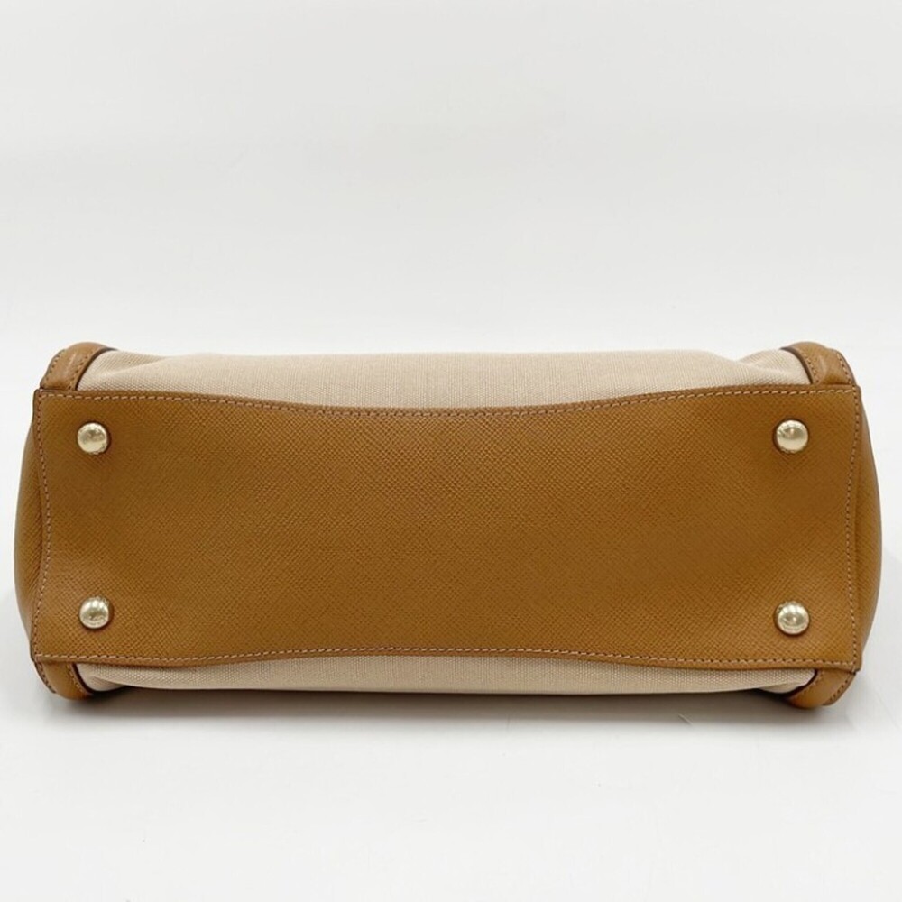 PRADA Brown Leather Shoulder Bag - Picture 3 of 10